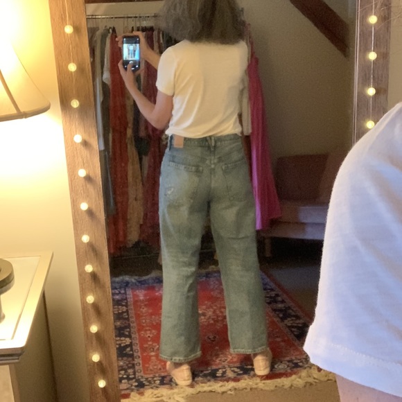 Free People Lucia Distressed Ankle Cropped Jeans - Picture 4 of 12